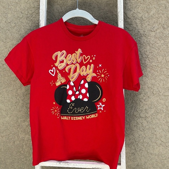 Walt Disney World Best Day Ever glitter tshirt - Picture 1 of 4